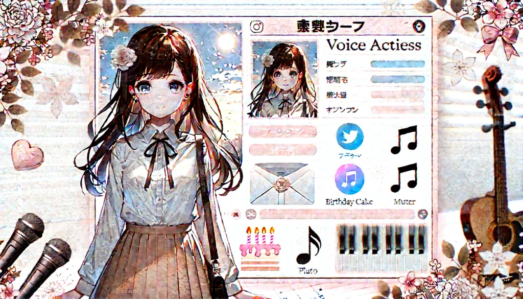 中の人・青山彩菜のプロフィール
